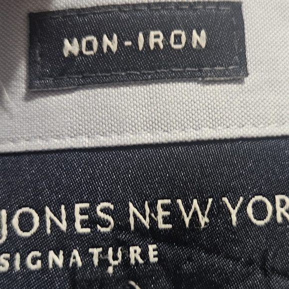 JONES NEW YORK mens long-sleeve dress shirt SIZE LARGE COLOR BLUE LL31 - Picture 14 of 16